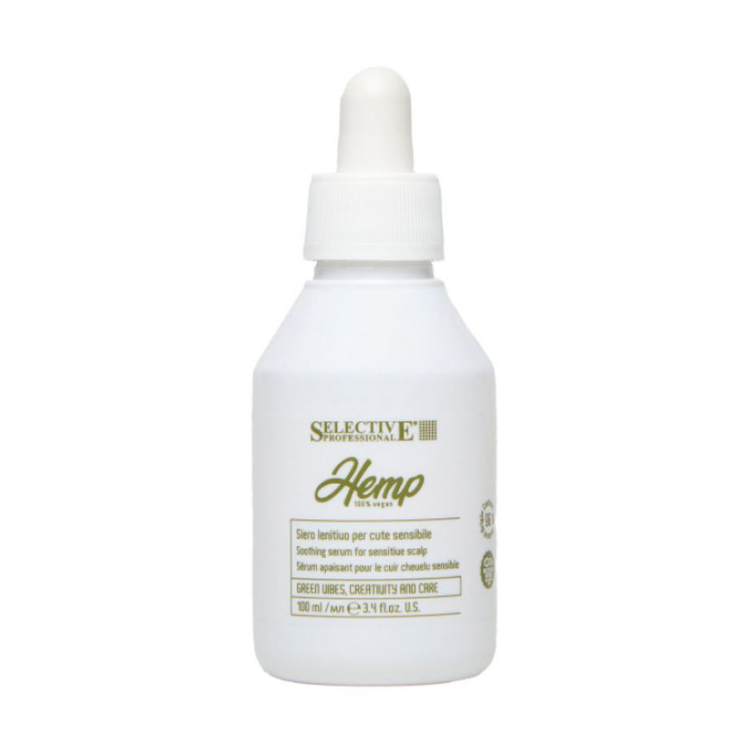 

Заспокійлива сироватка Selective Professional Hemp Soothing Serum для чутливої шкіри голови, 100 мл