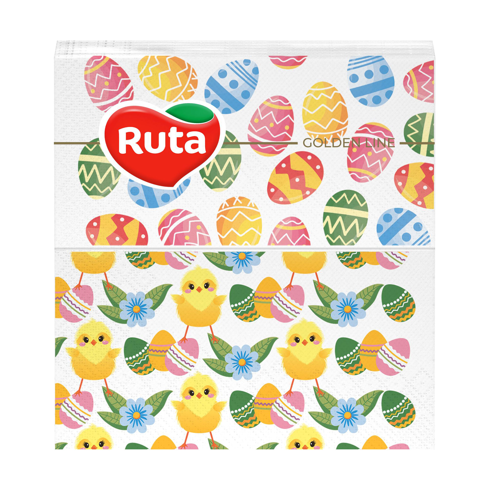 

Серветки столові RUTA Пасхальний мікс, 2-шарові, 33*33 см, 20 шт