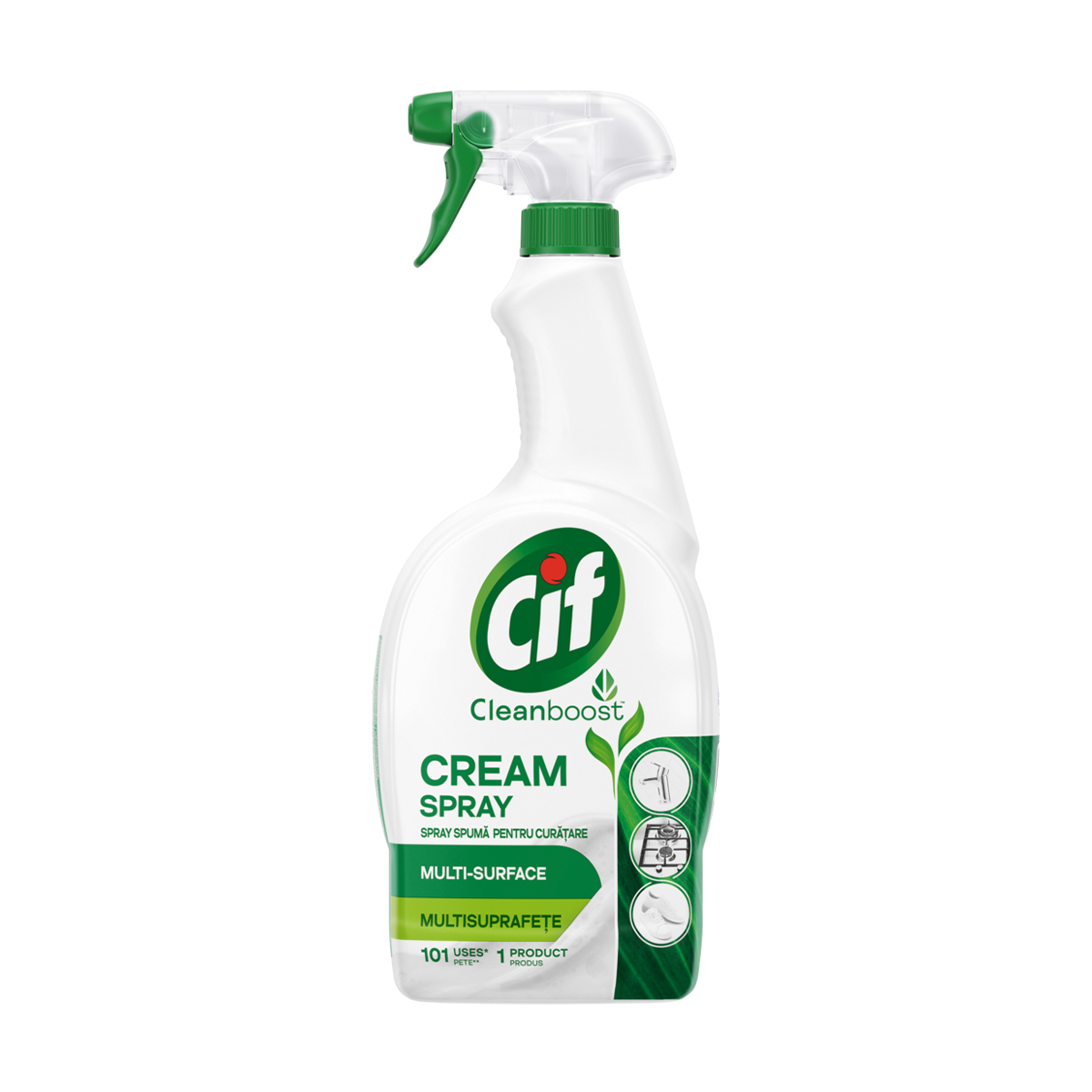 

Уцінка! Крем-спрей для чищення різних видів поверхонь Cif Multi-Surface Cream Spray, 700 мл