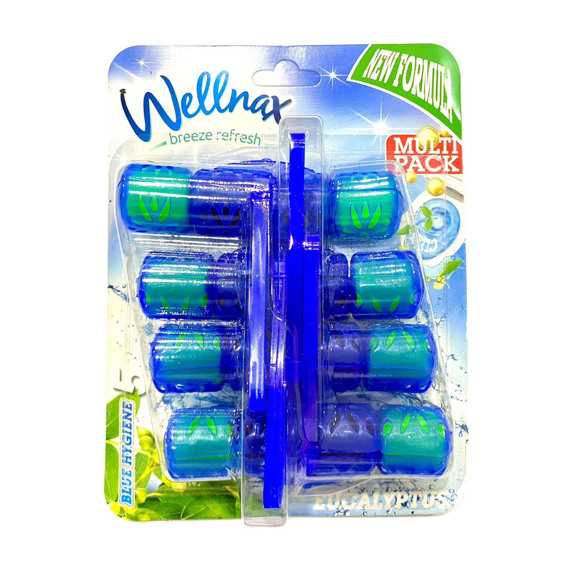 

Туалетний блок Wellnax Blue Hygiene Евкаліпт, 4*50 г