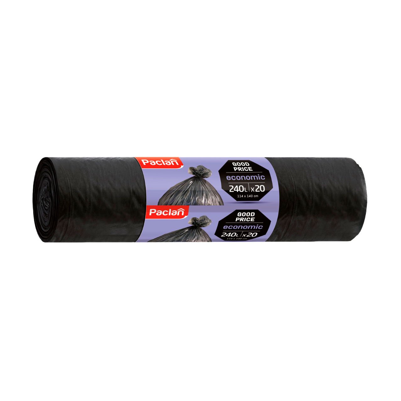 

Пакети для сміття Paclan Еconomic 240 л, 20 шт