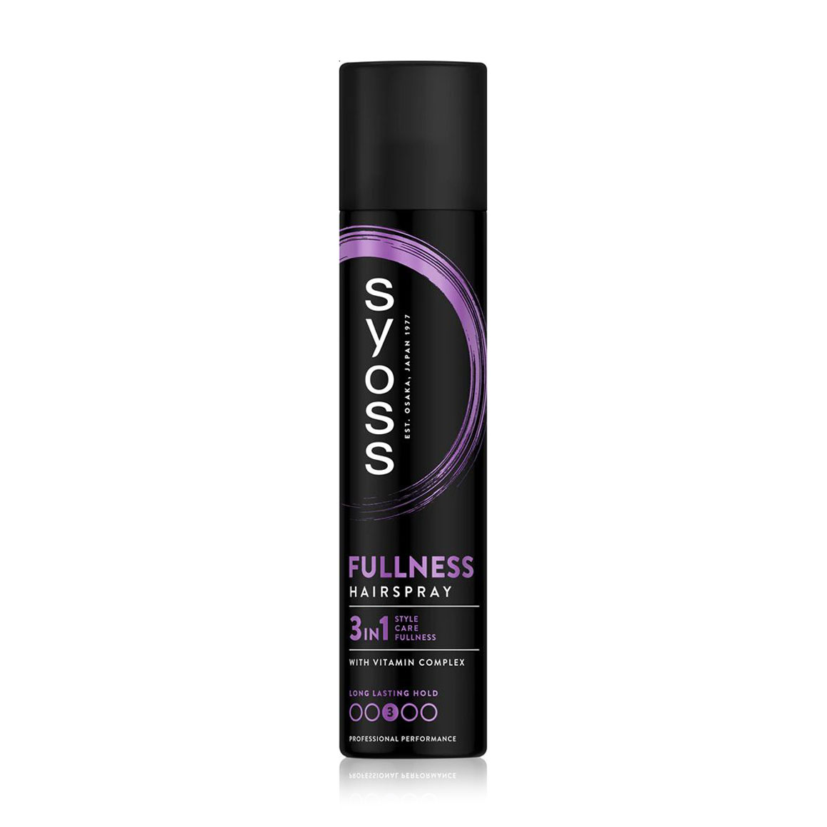 

Лак для волосся SYOSS Fullness Hairspray 3 в 1, фіксація 3 (сильна), 300 мл