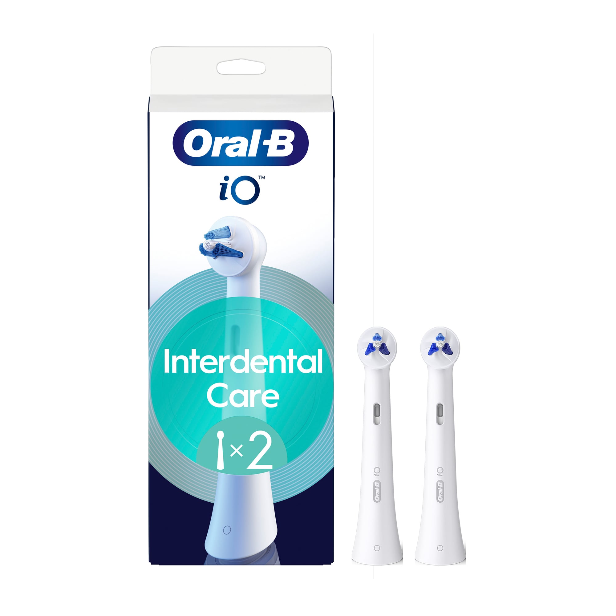

Змінні насадки для електричної зубної щітки Oral-B iO Interdental Clean Білі, 2 шт