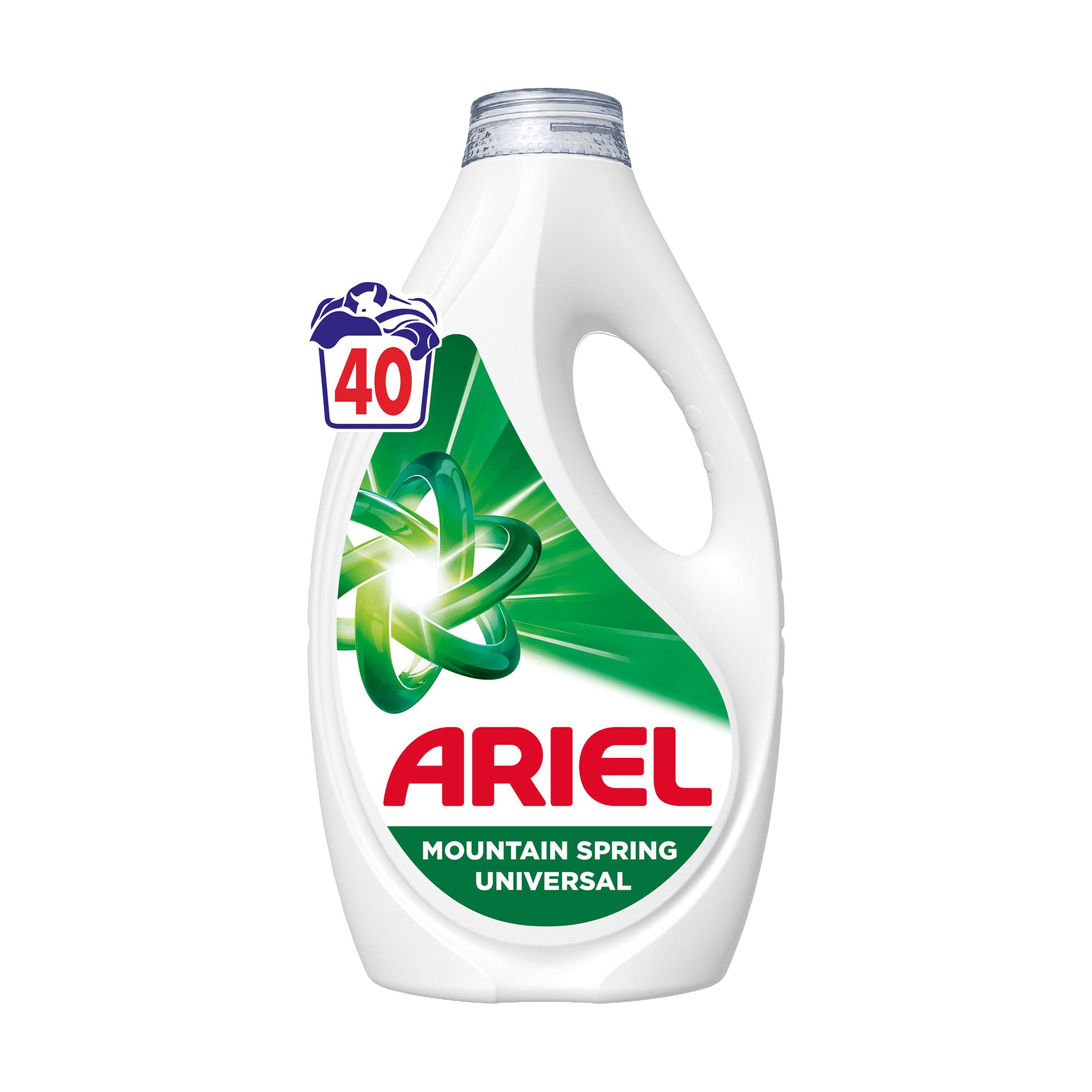 

Гель для прання Ariel Гірське джерело, 40 циклів прання, 1.8 л