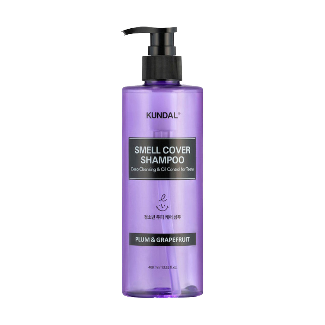 

Шампунь для підлітків Kundal Smell Cover Shampoo, Plum & Grapefruit проти жирності волосся, 400 мл