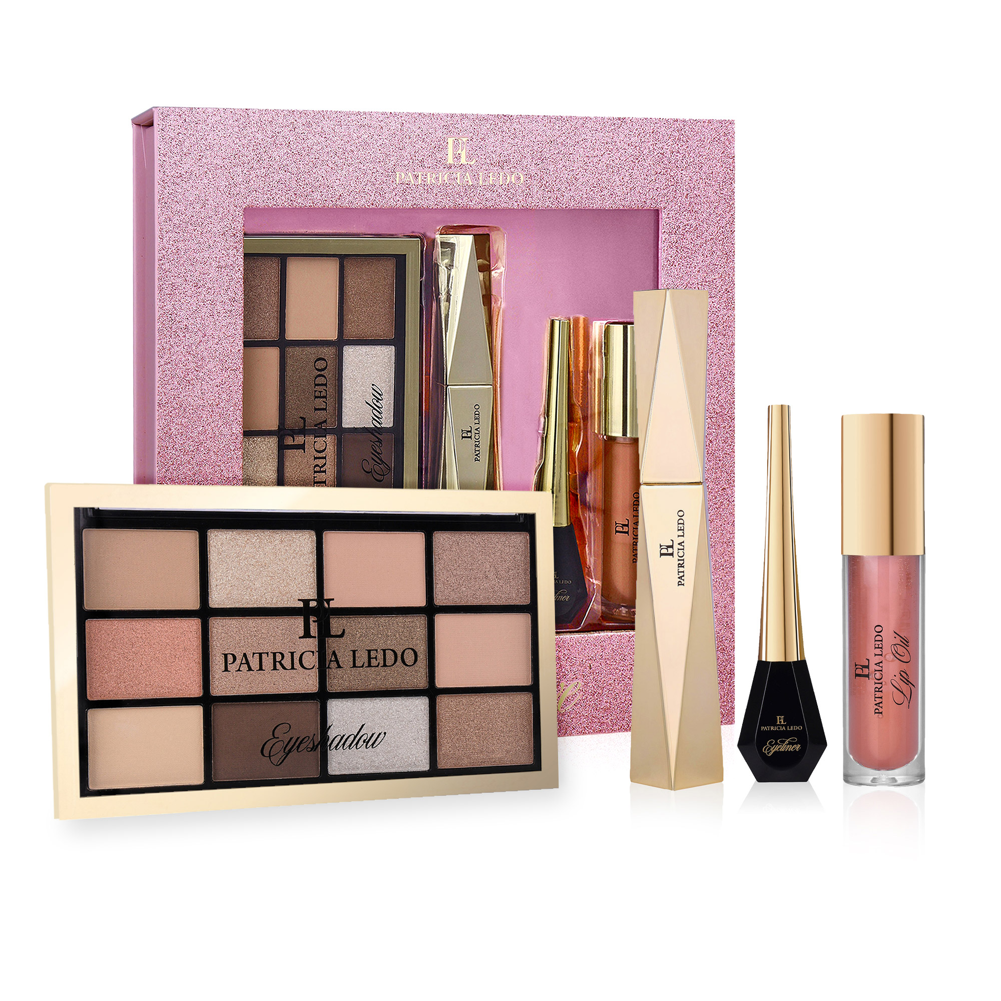 

Подарунковий набір декоративної косметики Patricia Ledo With Love, 4 продукти