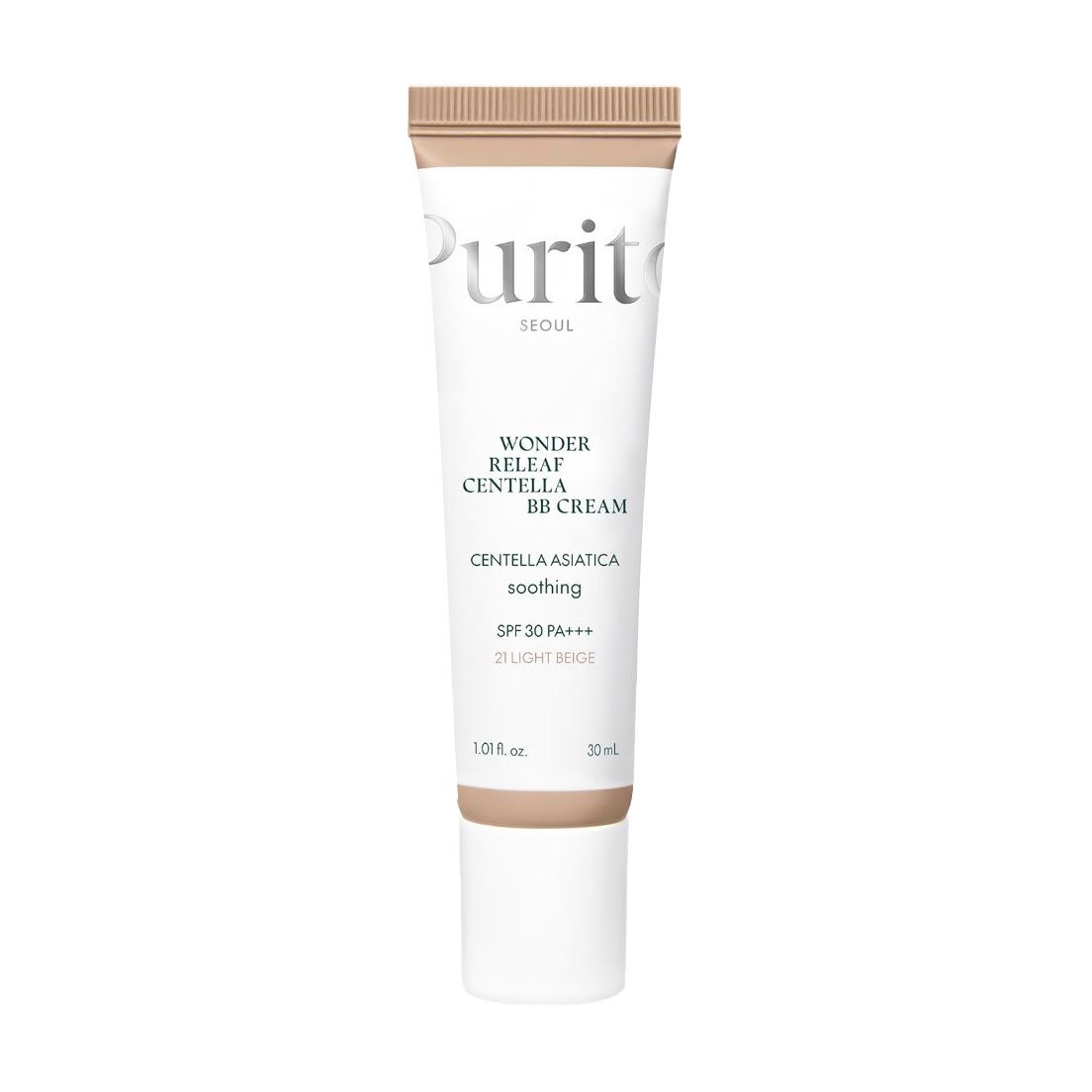 

ВВ-крем для обличчя Purito Seoul Wonder Releaf Centella BB Cream, SPF 30 PA+++, 21 Light Beige, 30 мл