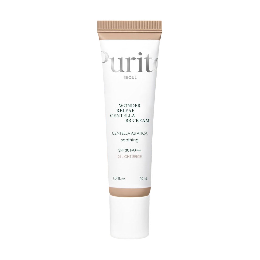 

ВВ-крем для обличчя Purito Seoul Wonder Releaf Centella BB Cream, SPF 30 PA+++, 21 Light Beige, 30 мл