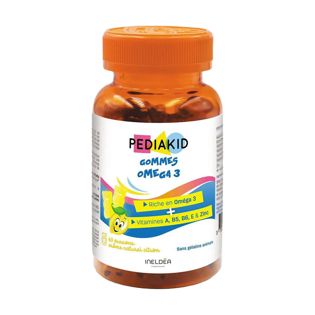 

Омега 3 для дітей Pediakid Gommes Omega 3, 60 жувальних цукерок
