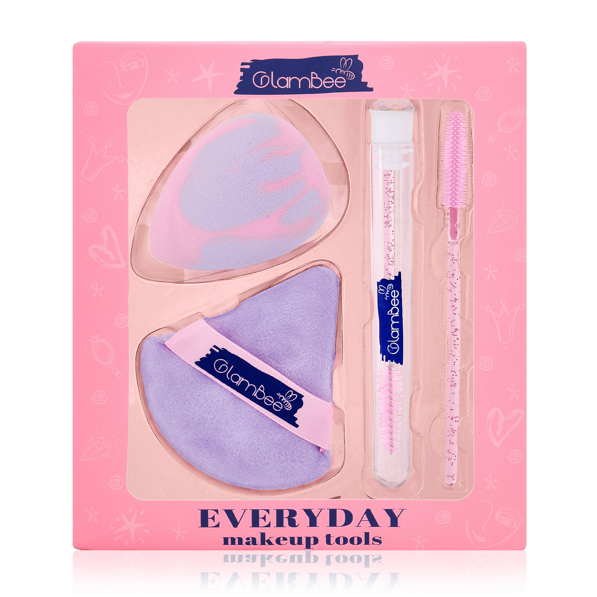 

Уцінка! Набір аксесуарів для макіяжу GlamBee EVERYDAY