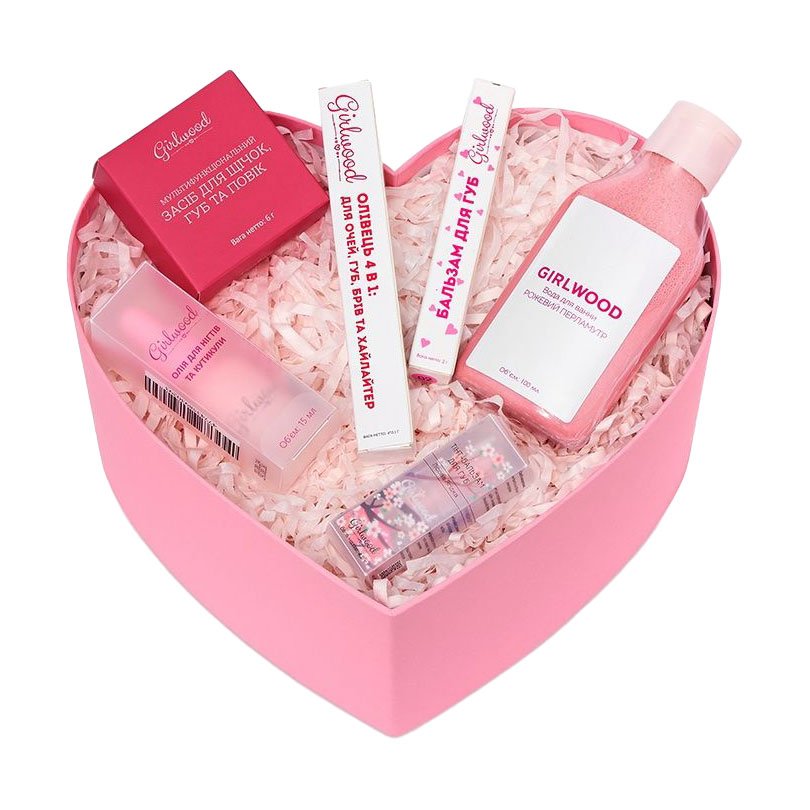

Подарунковий набір Girlwood, Міні б’юті бокс, що закохує, 6 предметів