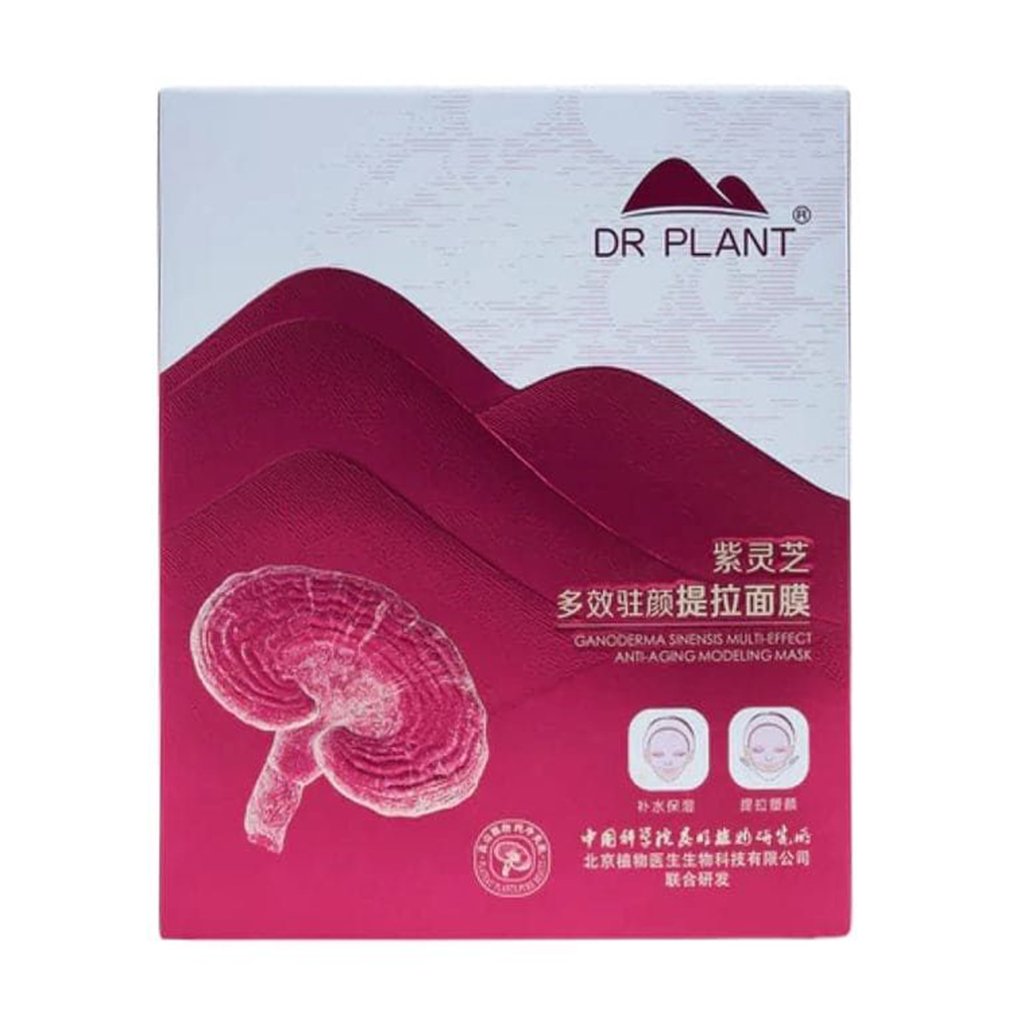 

Уцінка! Тканинна маска для обличчя Dr. Plant Ganoderma Multi-Effect Anti-Aging Lifting Mask, 7 шт