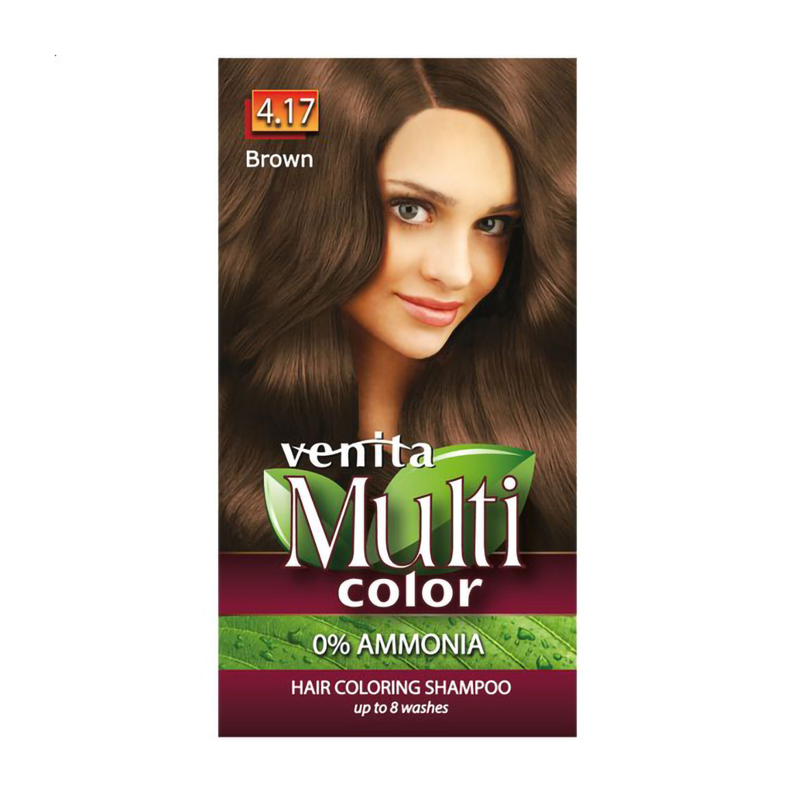 

Уцінка! Відтінковий шампунь для волосся Venita Multi Color Hair Coloring Shampoo 4.17 Brown, 40 г