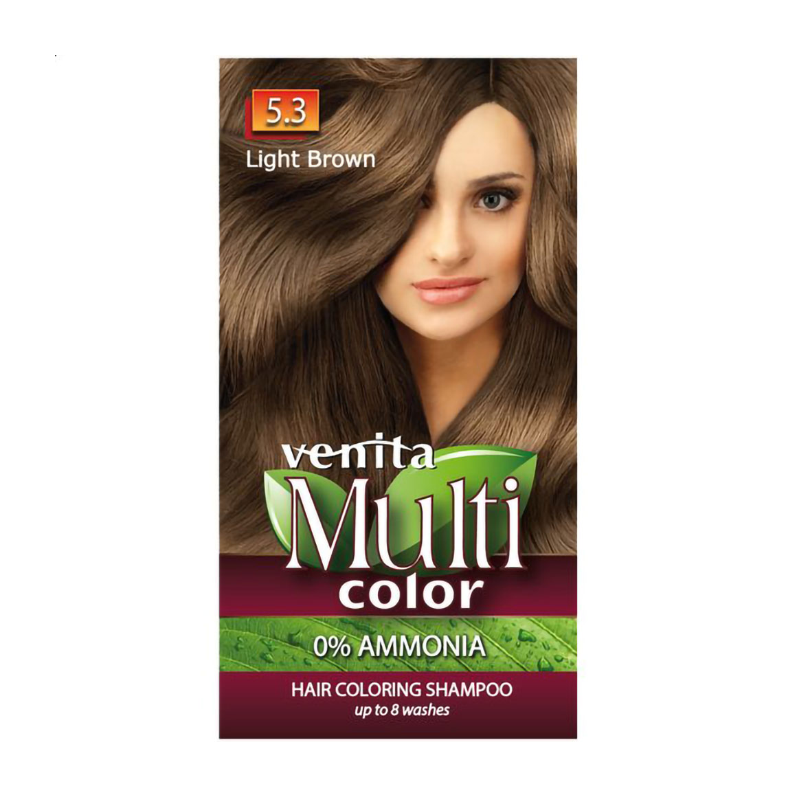 

Уцінка! Відтінковий шампунь для волосся Venita Multi Color Hair Coloring Shampoo 5.3 Light Brown, 40 г