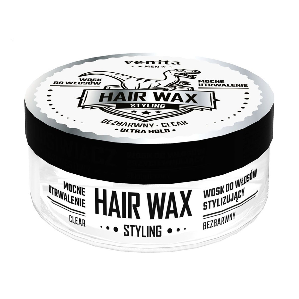 

Уцінка! Чоловічий віск для стилізації волосся Venita Men Hair Wax Styling, Clear, 75 г
