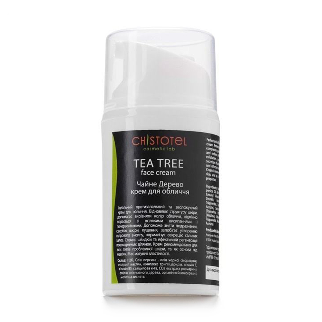 

Уцінка! Крем для обличчя Chystotil Tea Tree Face Cream, 50 мл