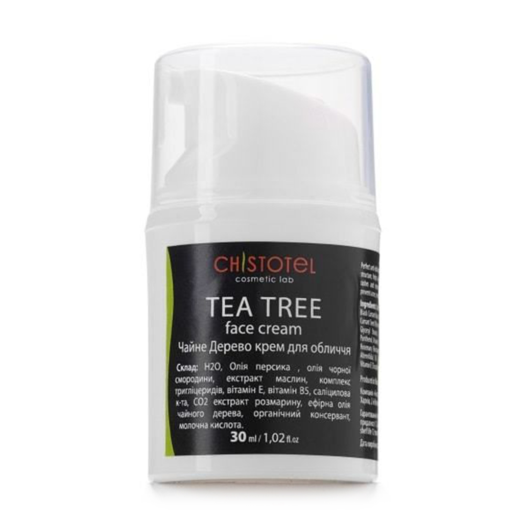 

Уцінка! Крем для обличчя Chystotil Tea Tree Face Cream, 30 мл
