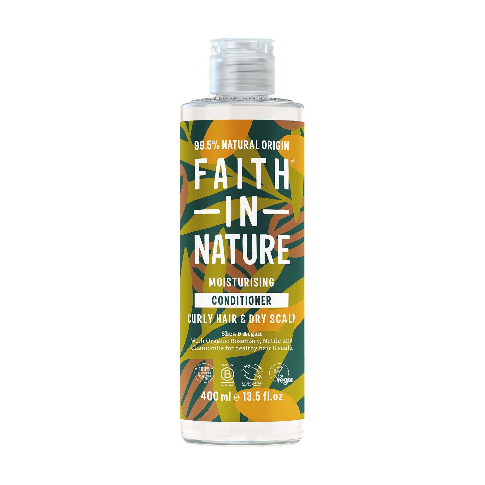 

Зволожувальний кондиціонер Faith In Nature Moisturising Conditioner для кучерявого волосся та сухої шкіри голови, з ши та арганом, 400 мл