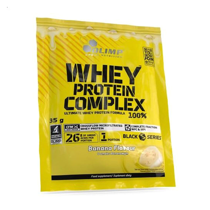 

Протеїн Olimp Sport Nutrition Whey Protein Complex 100% Банан, в порошку, 35 г