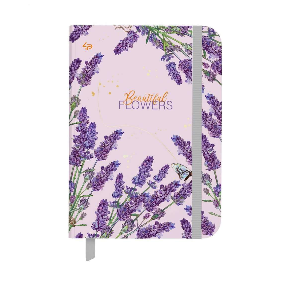 

Блокнот 4Profi Beautiful Flowers Lavender A5, 64 аркуші, 14.8*21 см (905331)