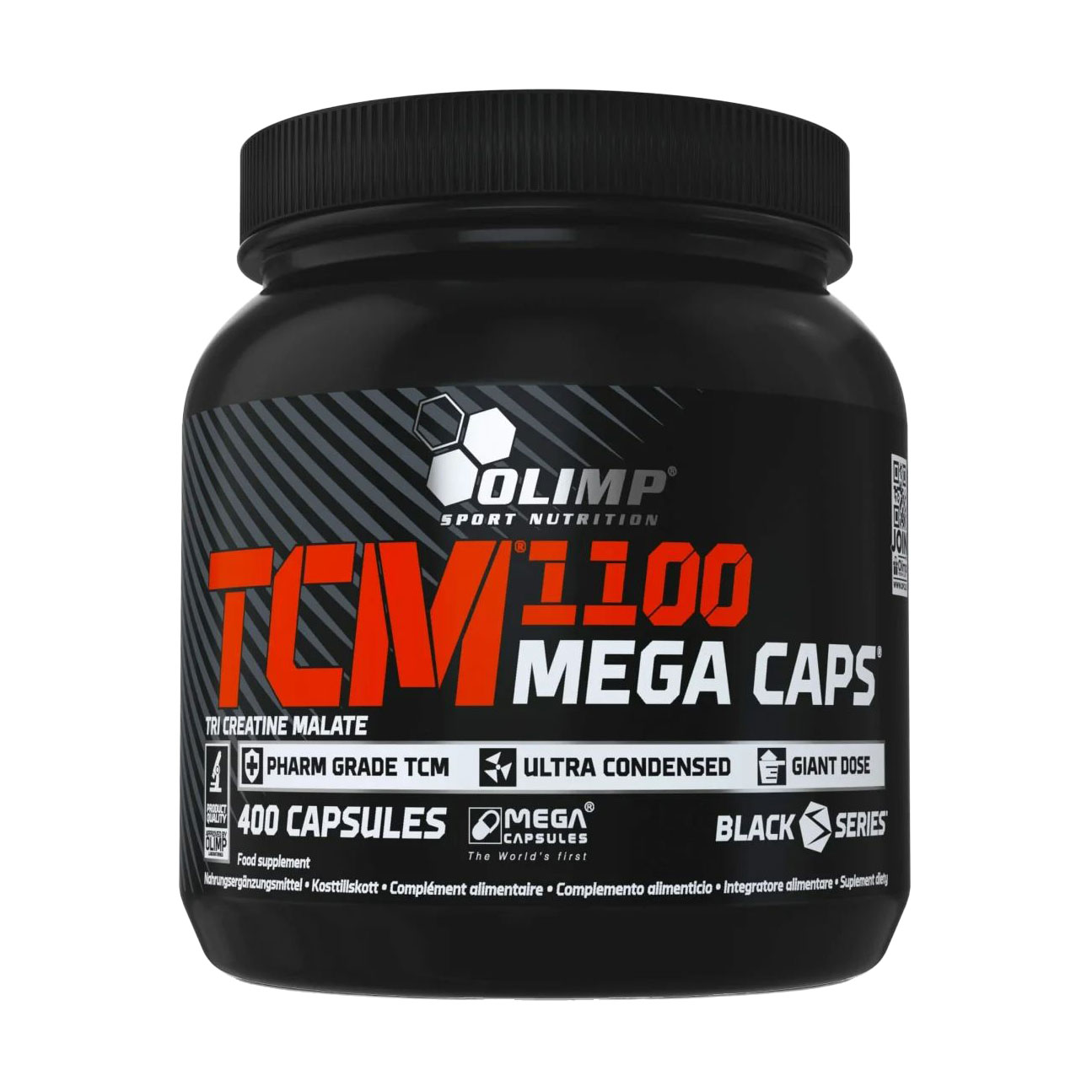 

Креатин Olimp Sport Nutrition TCM 1100 Mega Caps, 400 капсул