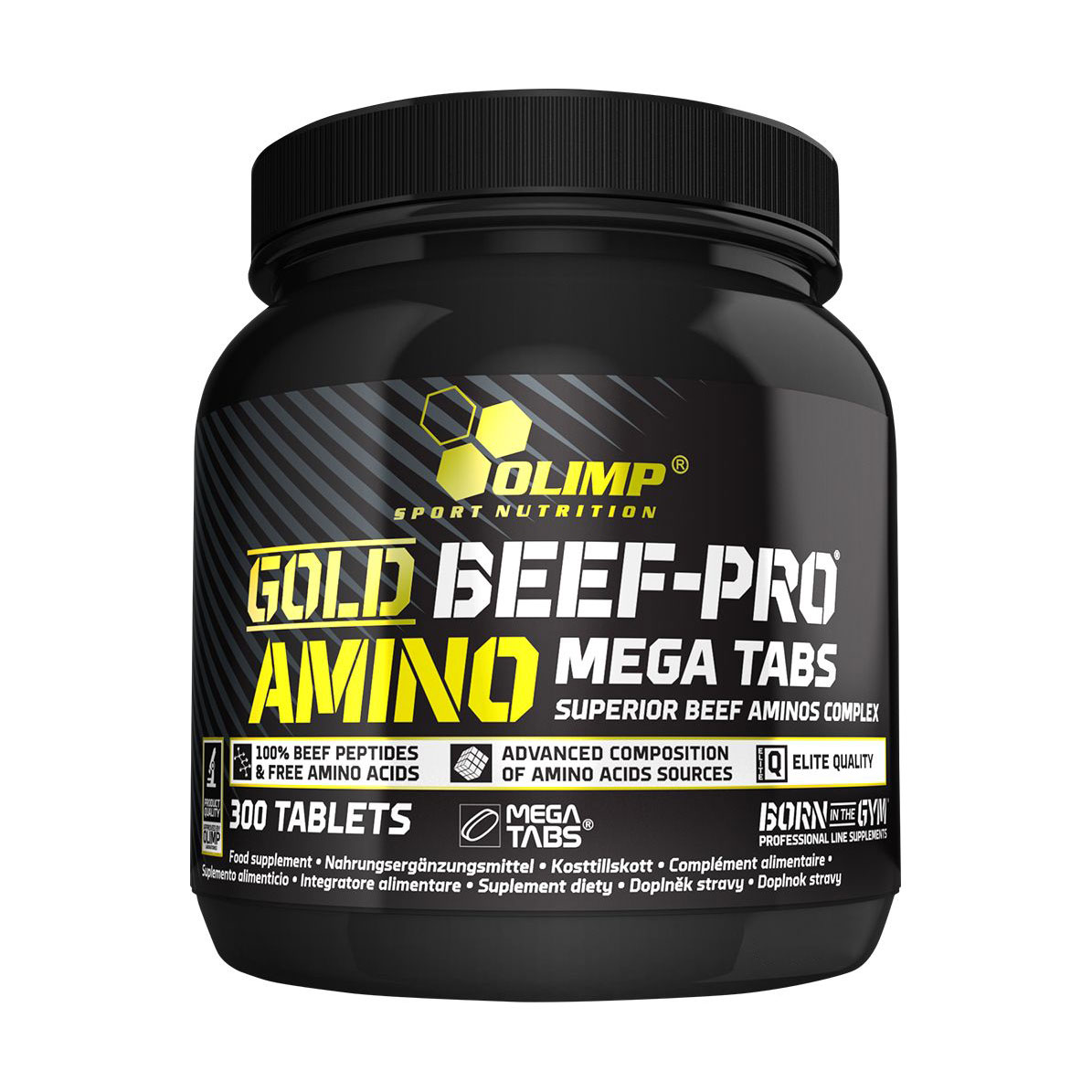

Амінокислоти Olimp Sport Nutrition Gold Beef Pro Amino Mega Tabs, 300 таблеток