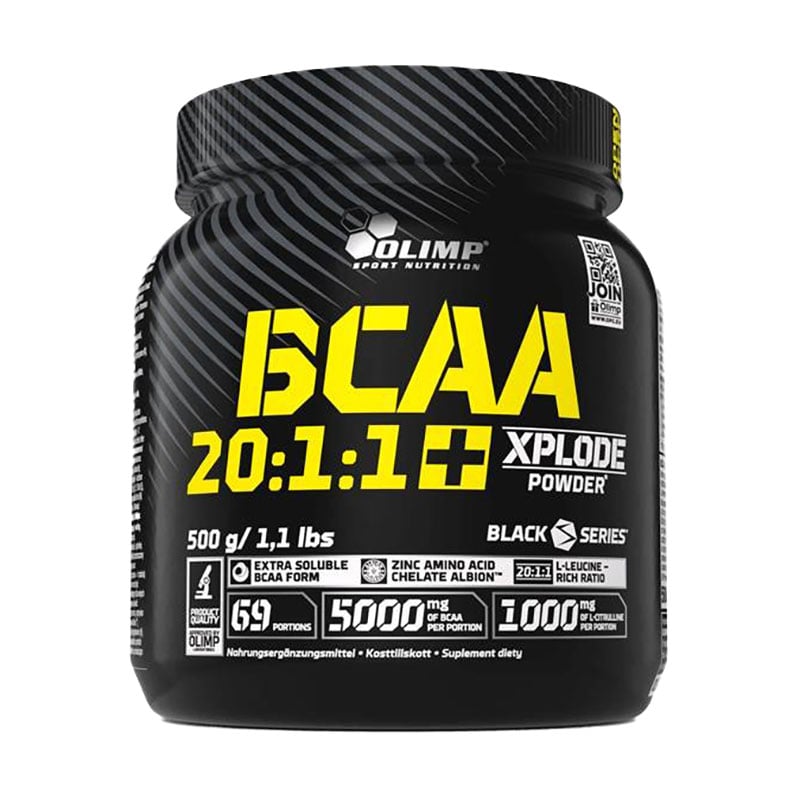 

Амінокислоти Olimp Sport Nutrition BCAA 20:1:1 Xplode Powder Кола, в порошку, 500 г