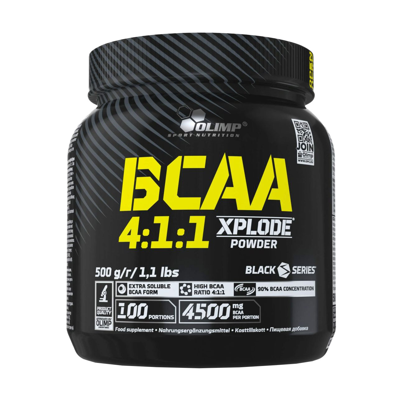 

Амінокислоти Olimp Sport Nutrition BCAA 4:1:1 Xplode Powder Фруктовий пунш, в порошку, 500 г