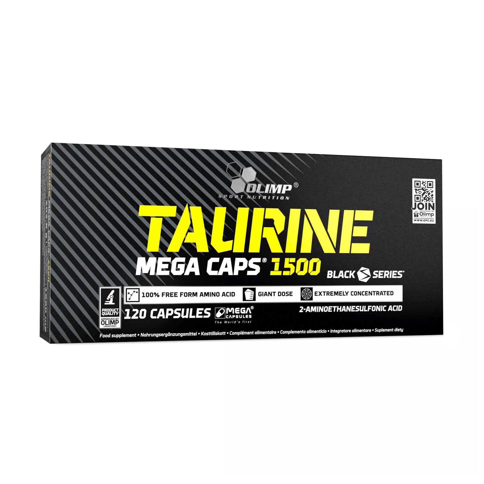 

Таурин Olimp Sport Nutrition Taurine Mega Caps, 120 капсул