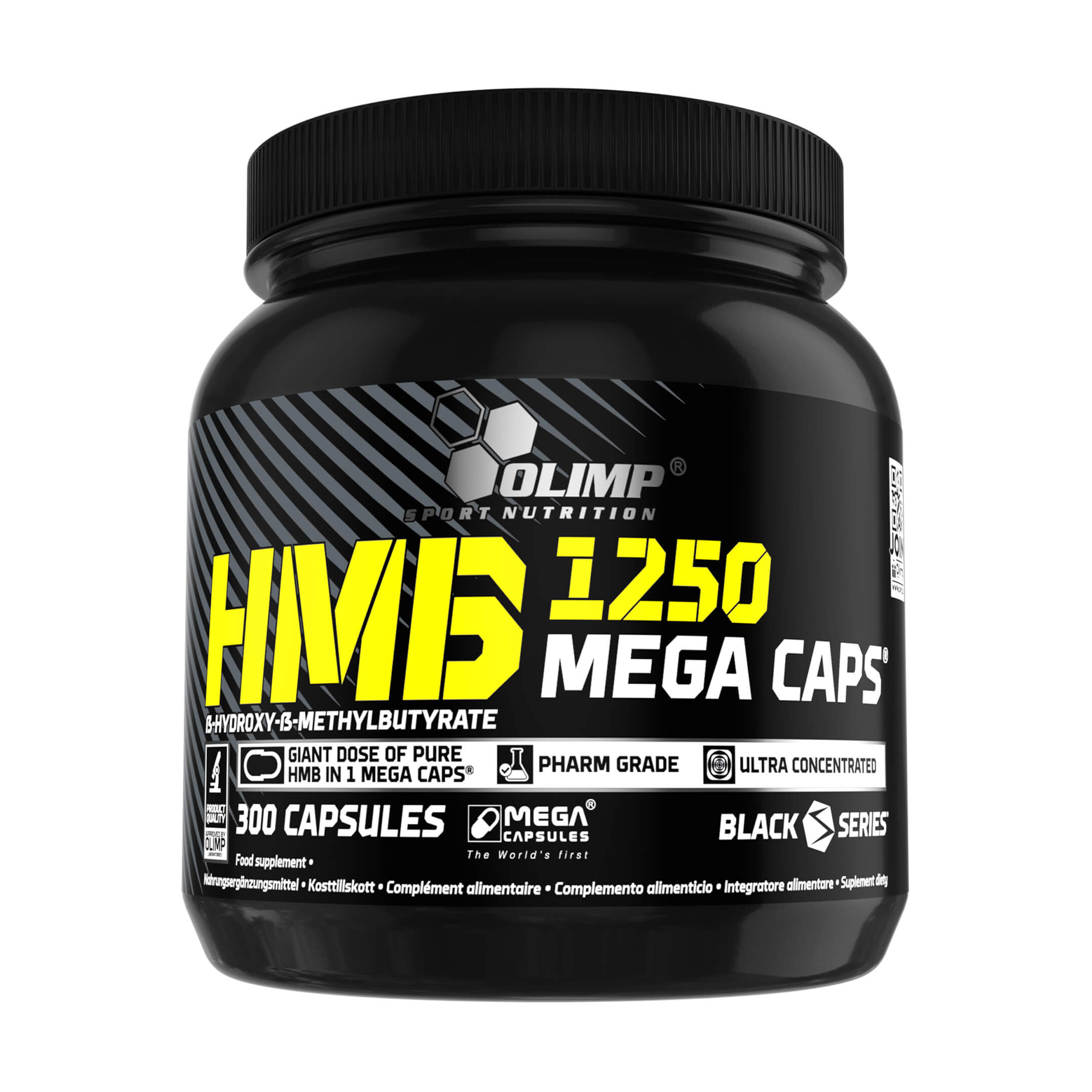 

Бустер тестостерону Olimp Sport Nutrition HMB 1250 Mega Caps, 300 капсул