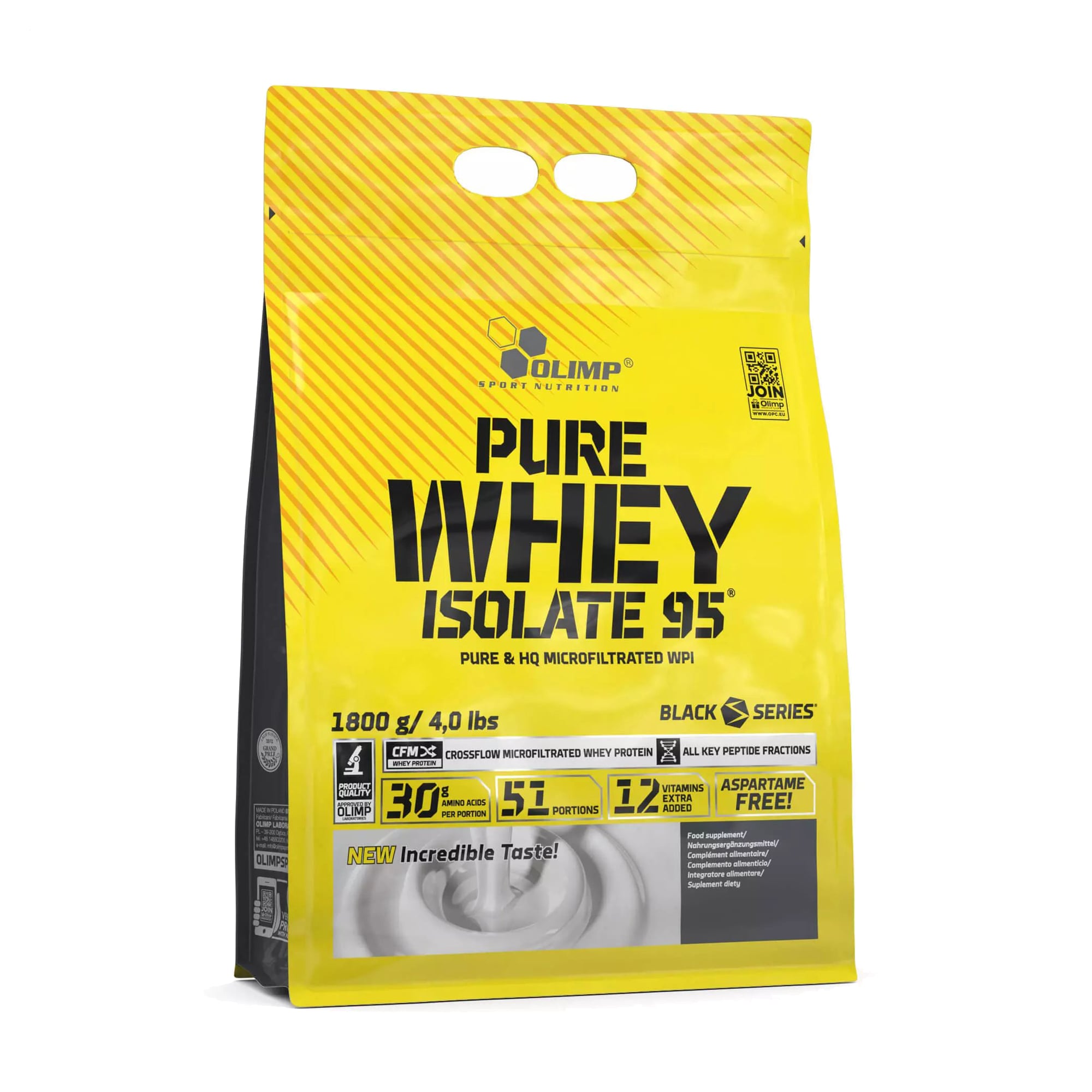 

Протеїн Olimp Sport Nutrition Pure Whey Isolate 95 Ваніль, в порошку, 1.8 кг