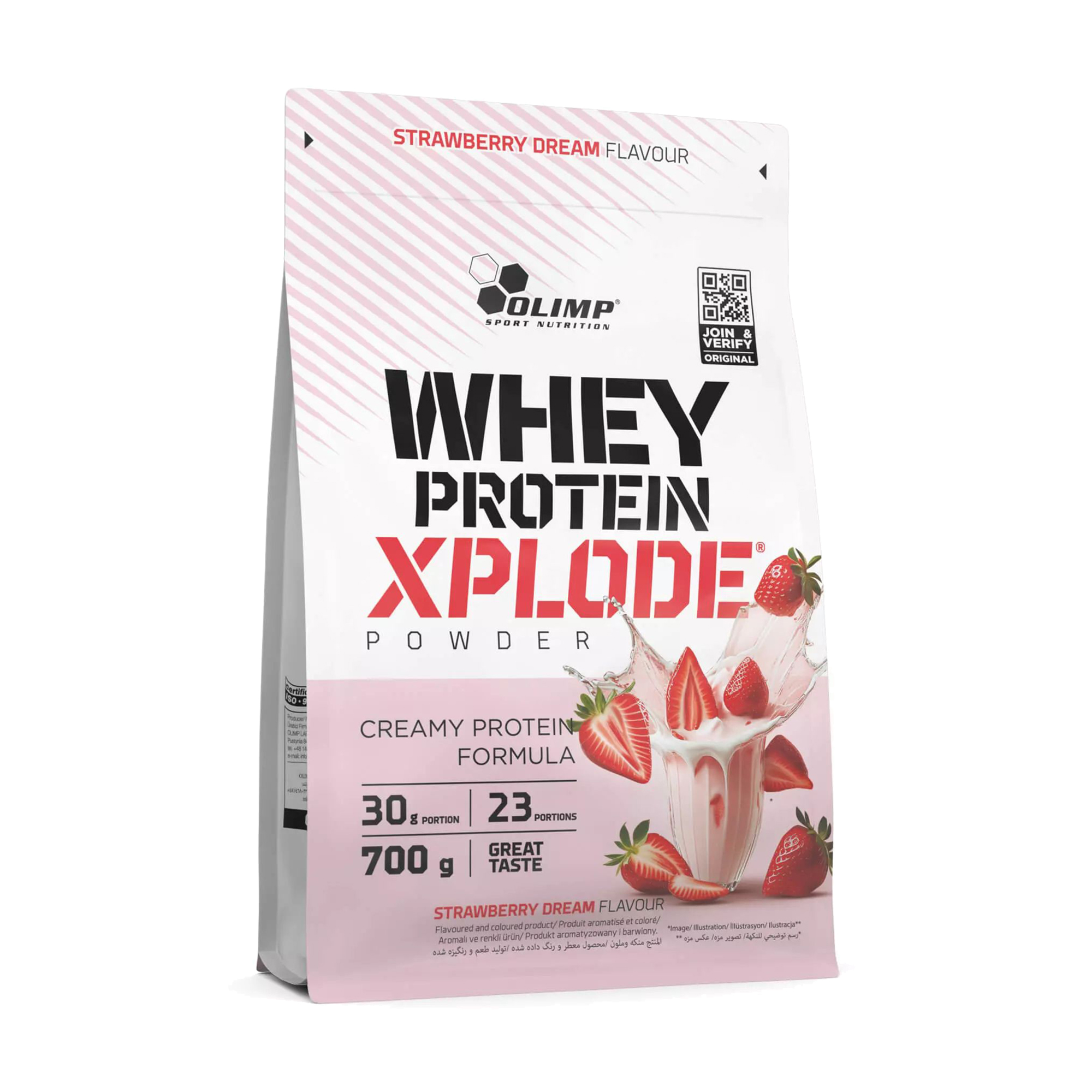 

Протеїн Olimp Sport Nutrition Whey Protein Xplode Полуниця, в порошку, 700 г