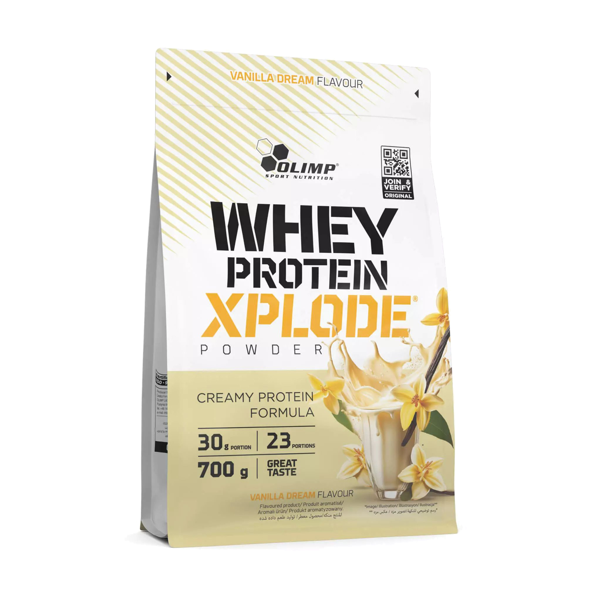 

Протеїн Olimp Sport Nutrition Whey Protein Xplode Ваніль, в порошку, 700 г