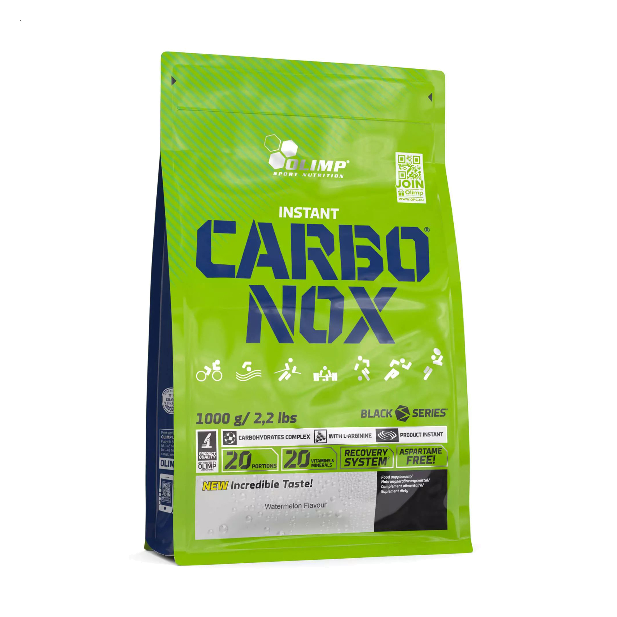 

Гейнер Olimp Sport Nutrition Carbo NOX Кавун, в порошку, 1 кг