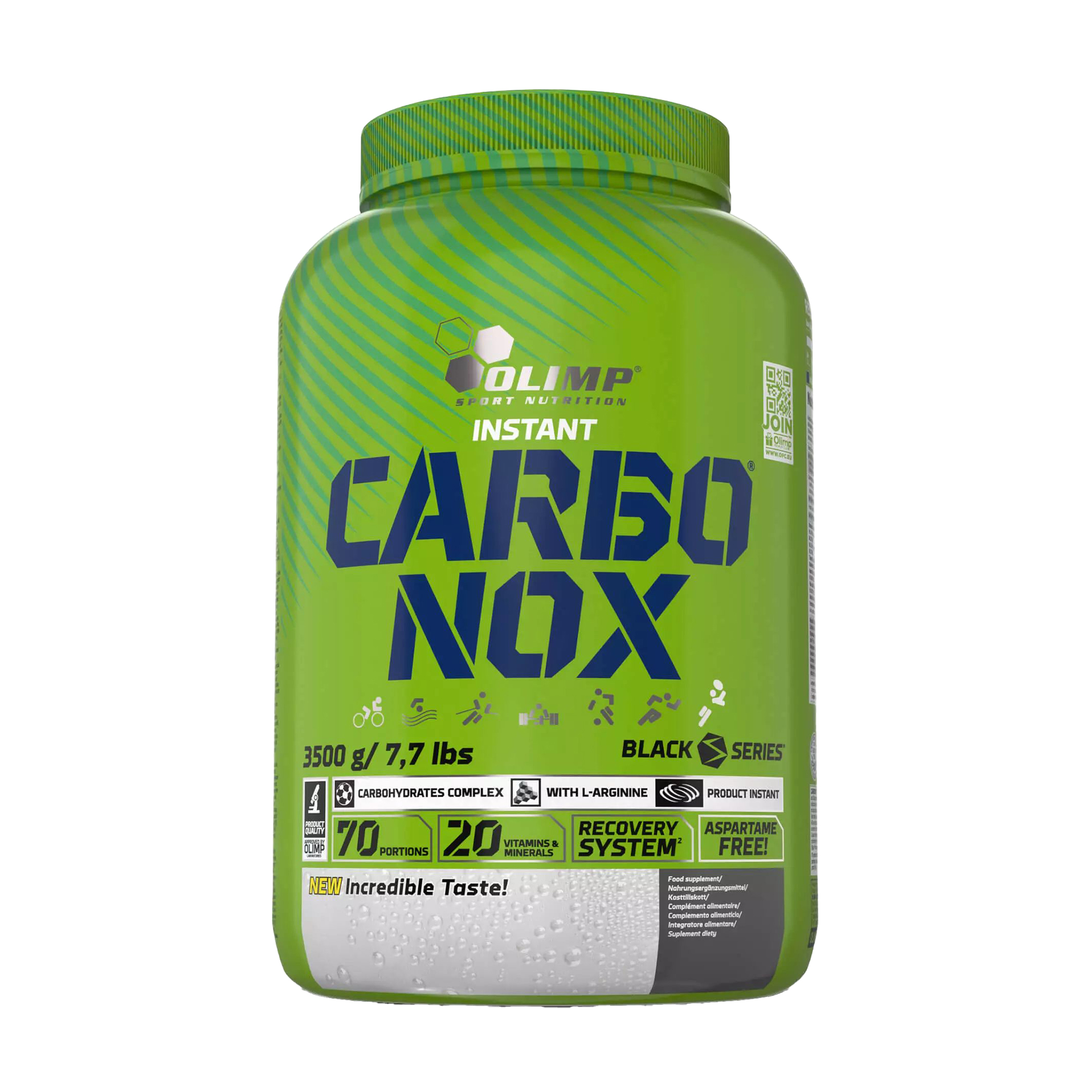 

Гейнер Olimp Sport Nutrition Carbo NOX Полуниця, в порошку, 3.5 кг