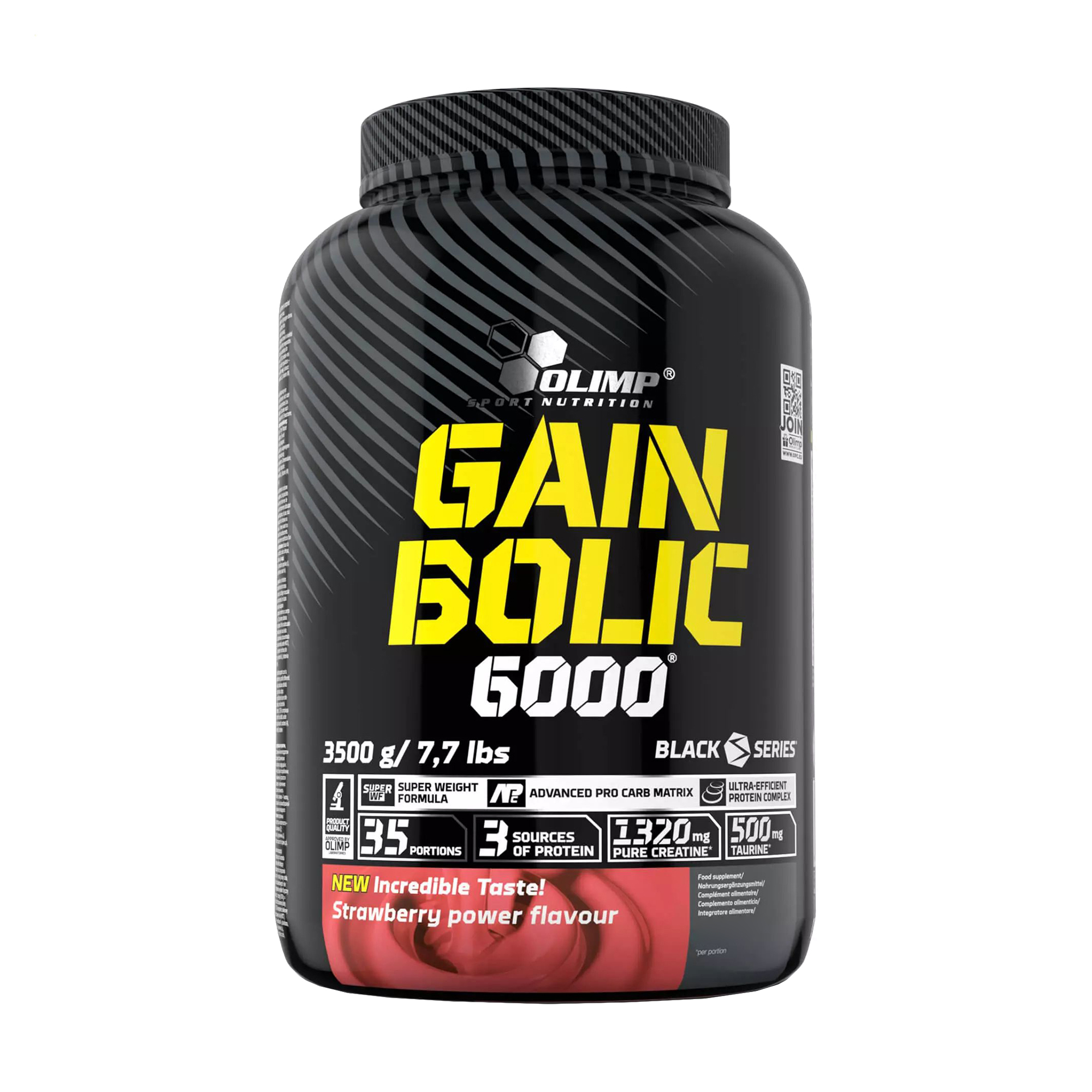 

Гейнер Olimp Sport Nutrition Gain Bolic 6000 Полуниця, в порошку, 3.5 кг