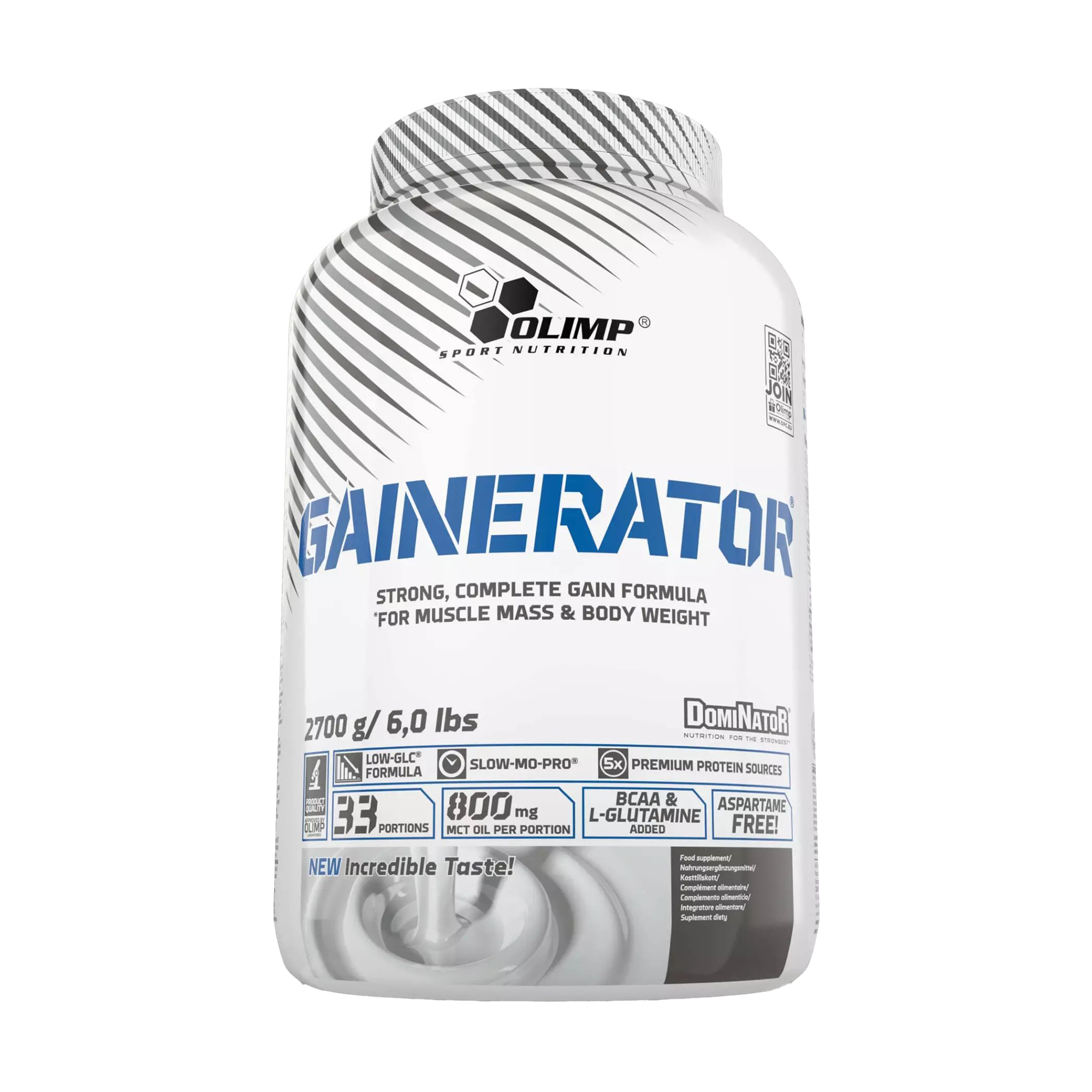 

Гейнер Olimp Sport Nutrition Gainerator Полуниця, в порошку, 2.7 кг
