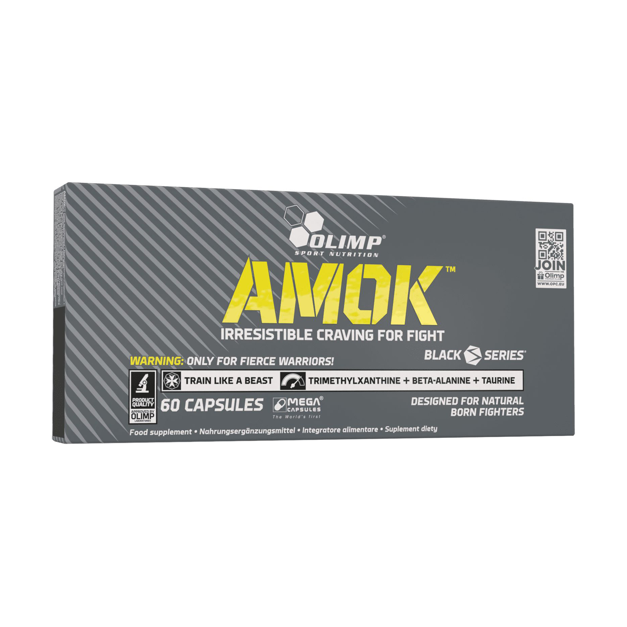 

Передтренувальний комплекс Olimp Sport Nutrition Amok Power Caps, 60 капсул