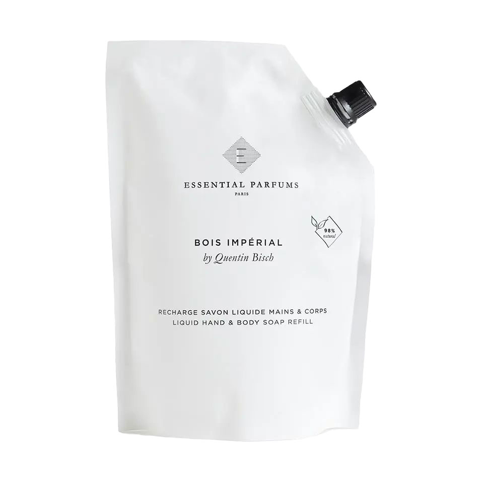 

Парфумоване рідке мило для рук та тіла Essential Parfums Bois Imperial Body and Hand Soap унісекс, 500 мл (дойпак)