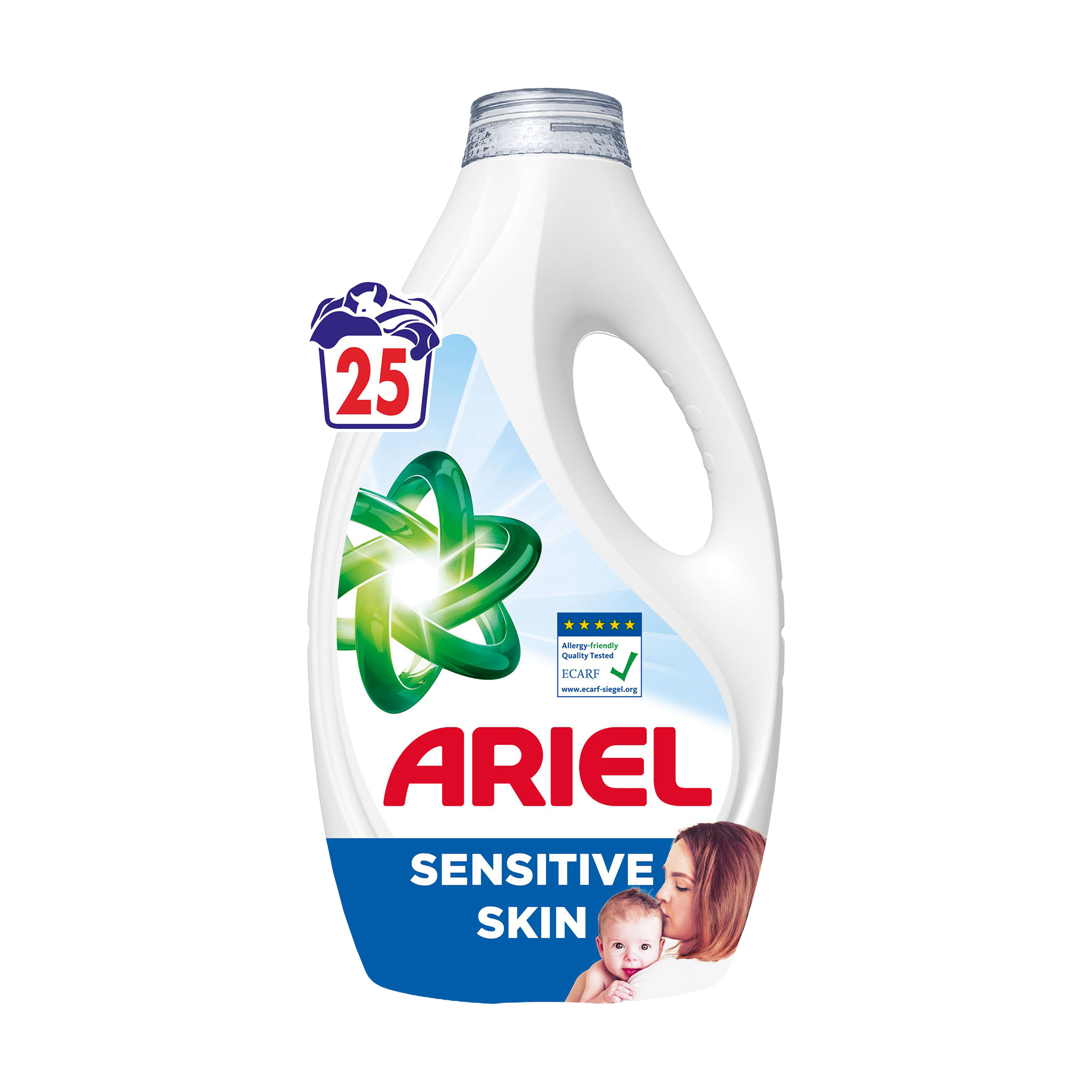 

Гель для прання Ariel Для чутливої шкіри, 25 циклів прання, 1.125 л
