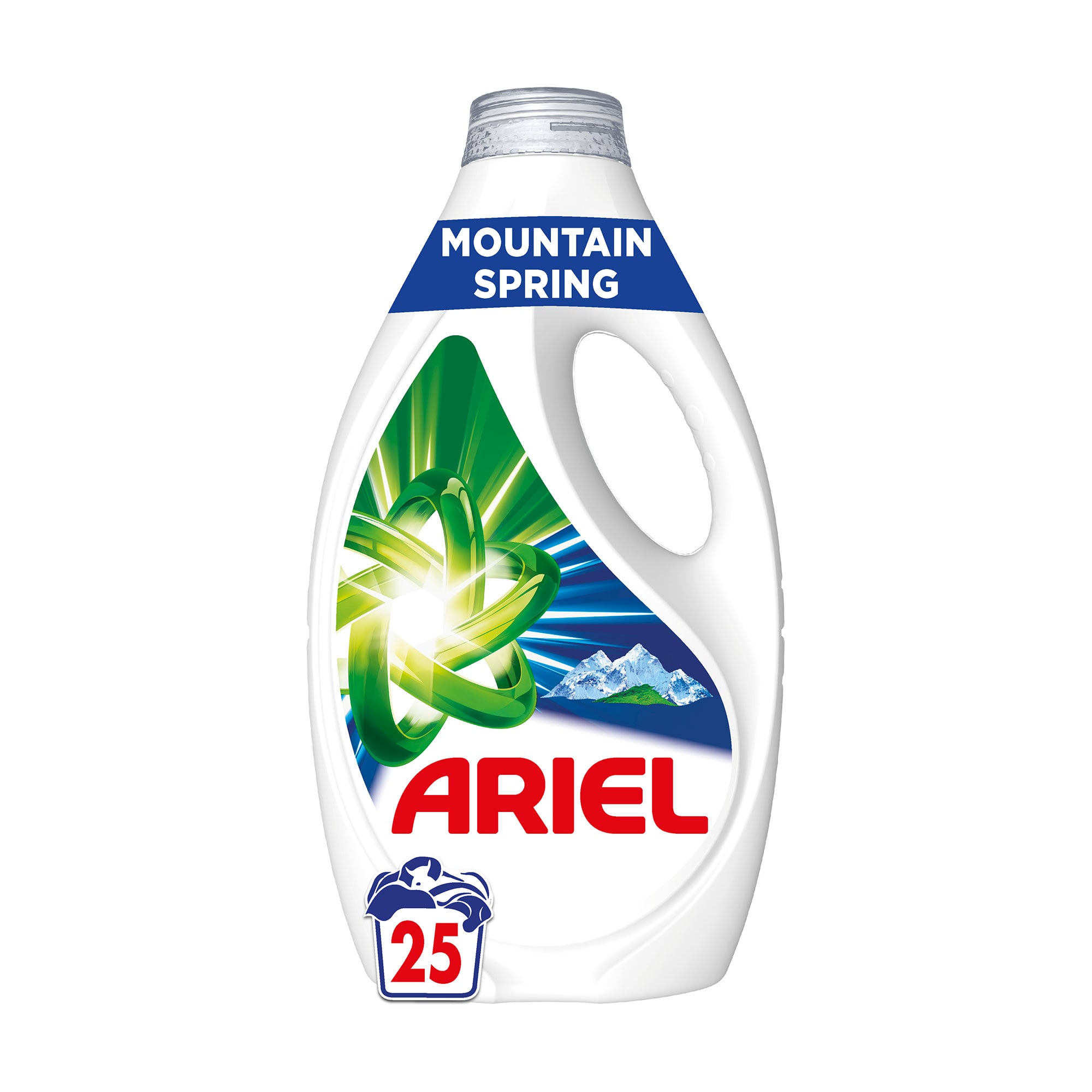 

Гель для прання ARIEL Mountain Spring Гірське джерело, 25 циклів прання, 1.125 л