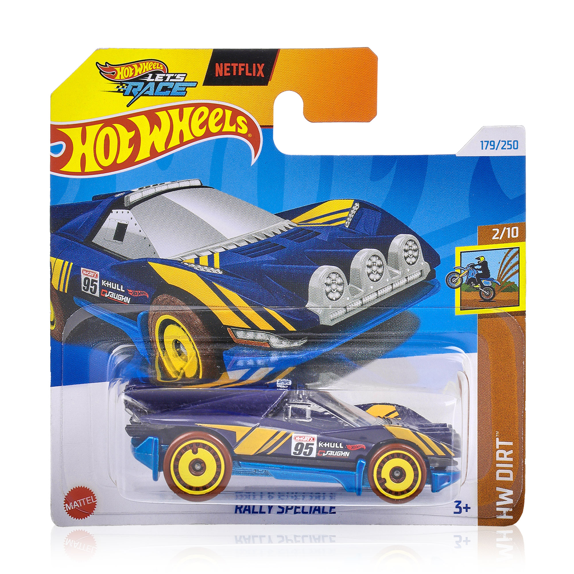 

Базовий автомобіль Hot Wheels Rally Speciale, синій, від 3 років, 11*3.5*11 см (5785)