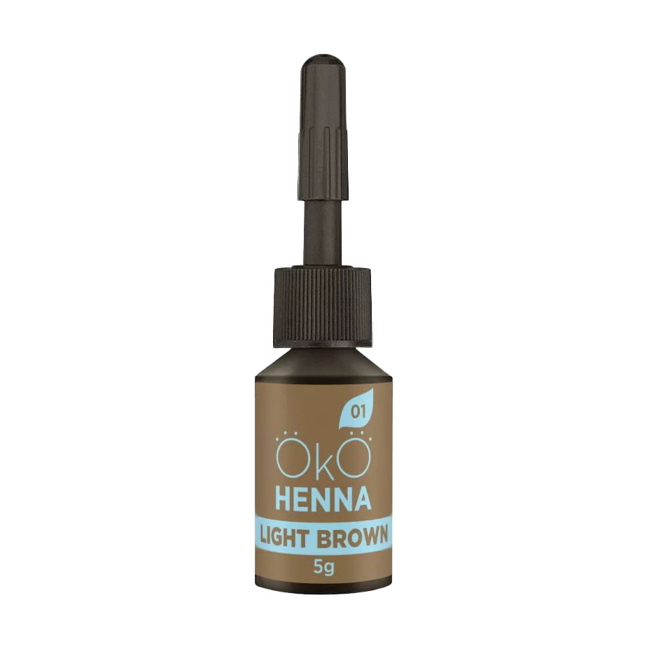

Хна для брів OkO Lash & Brow Henna Power Powder 01 Light Brown, 5 г
