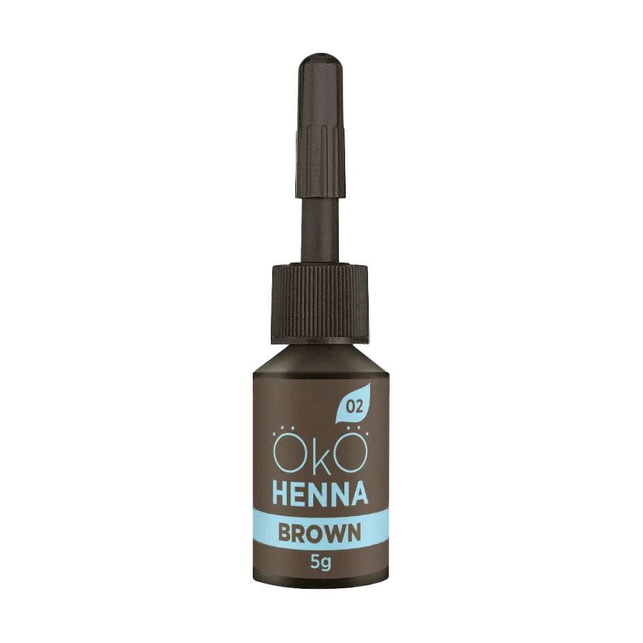

Хна для брів OkO Lash & Brow Henna Power Powder 02 Brown, 5 г