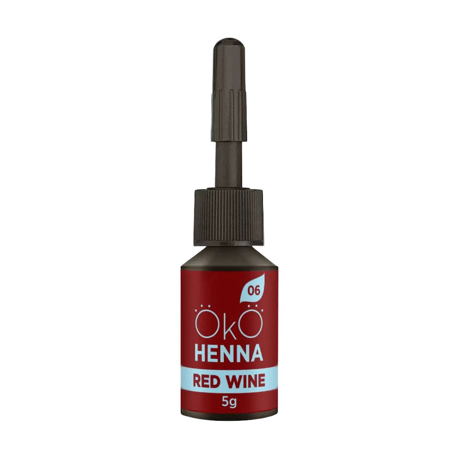 

Хна для брів OkO Lash & Brow Henna Power Powder 06 Red Wine, 5 г
