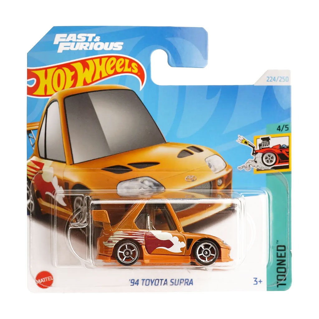 

Базовий автомобіль Hot Wheels 94 Toyota Supra, помаранчевий, від 3 років, 11*3.5*11 см (5785)