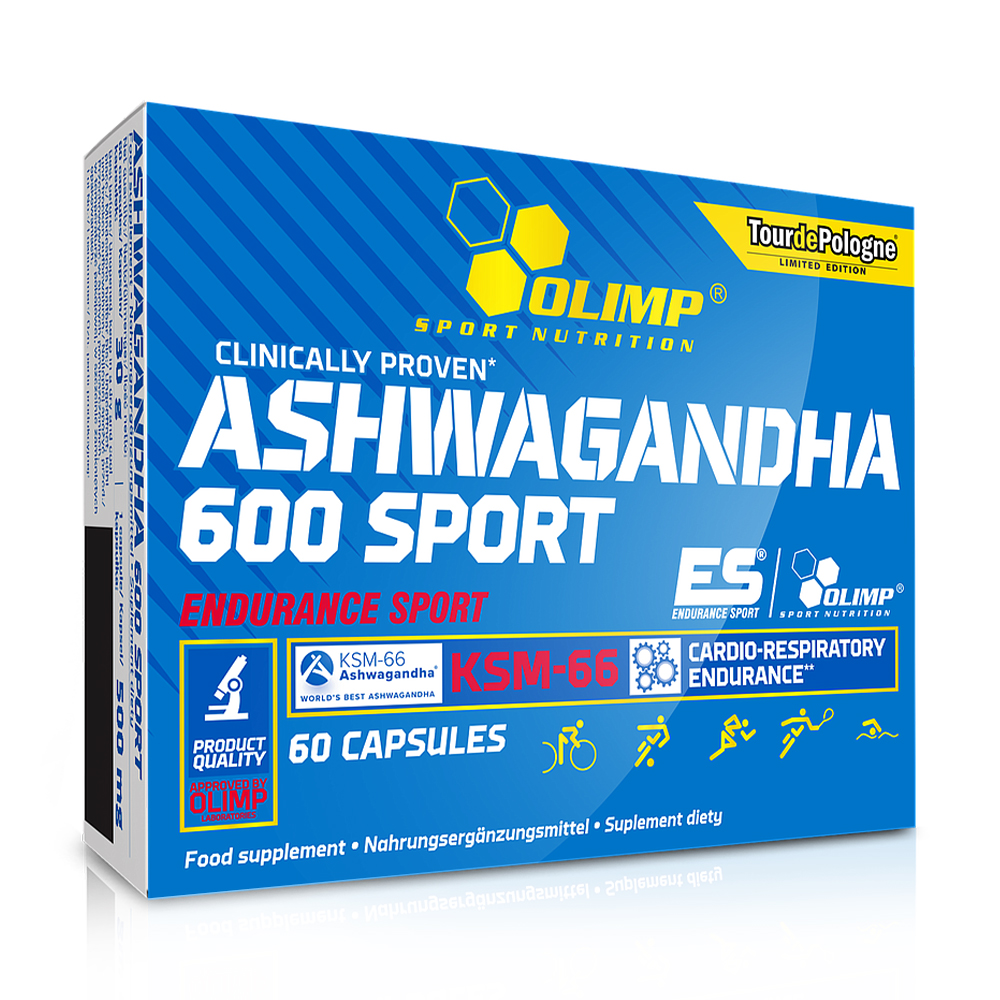 

Ашваганда Olimp Sport Nutrition Ashwagandha 600 Sport, 60 капсул
