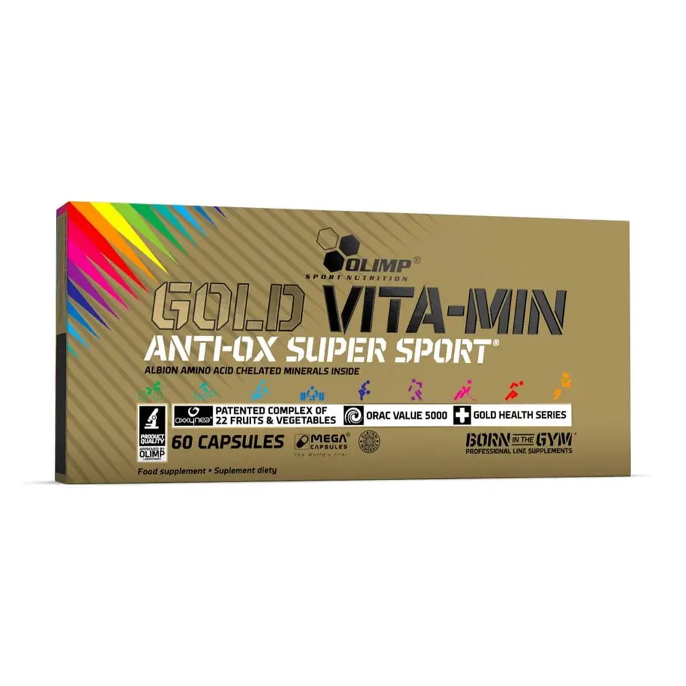 

Вітамінно-мінеральний комплекс Olimp Sport Nutrition Gold Vita-Min Anti-Ox Super Sport, 60 капсул