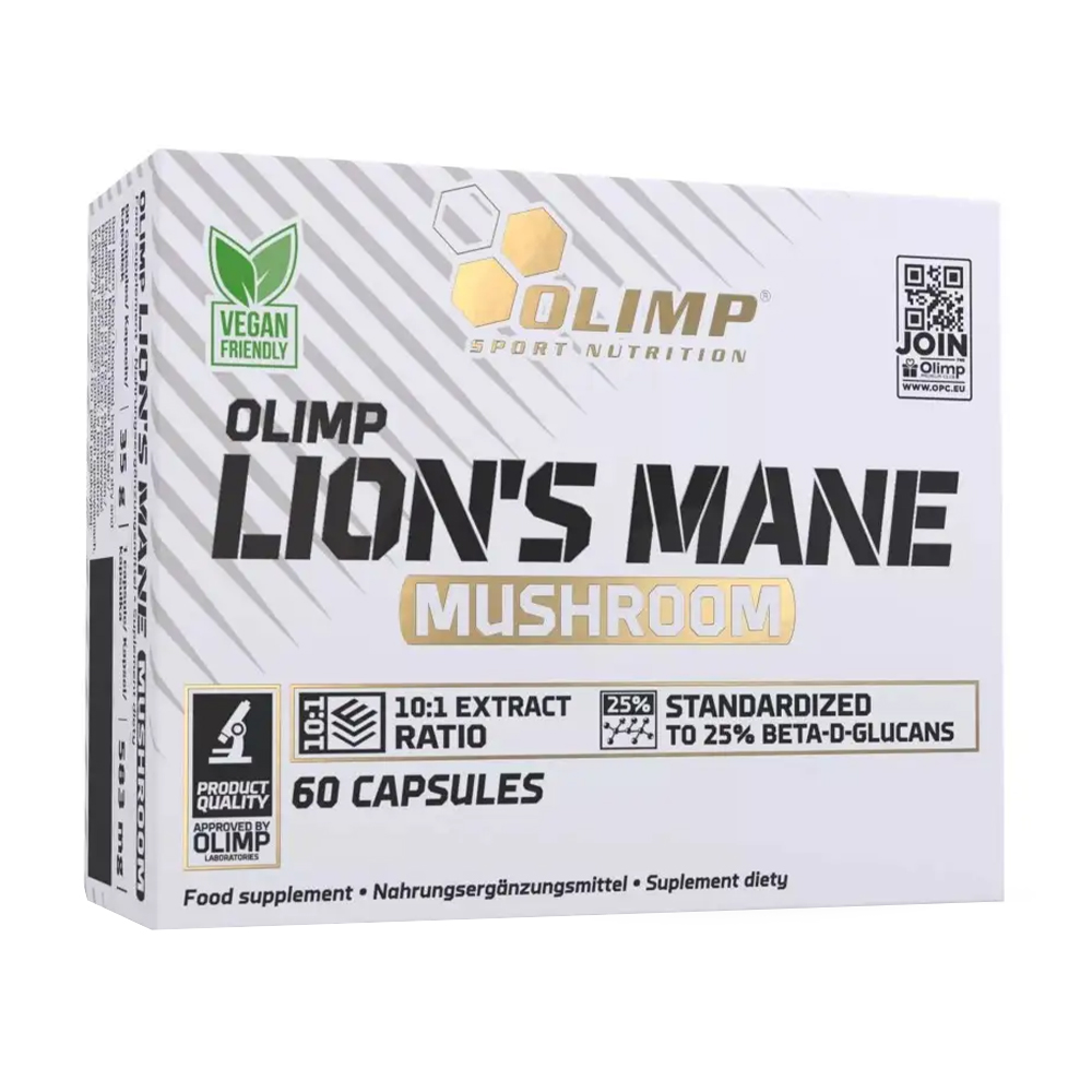 

Гриб левова грива Olimp Sport Nutrition Lion's Mane Mushroom, 60 капсул
