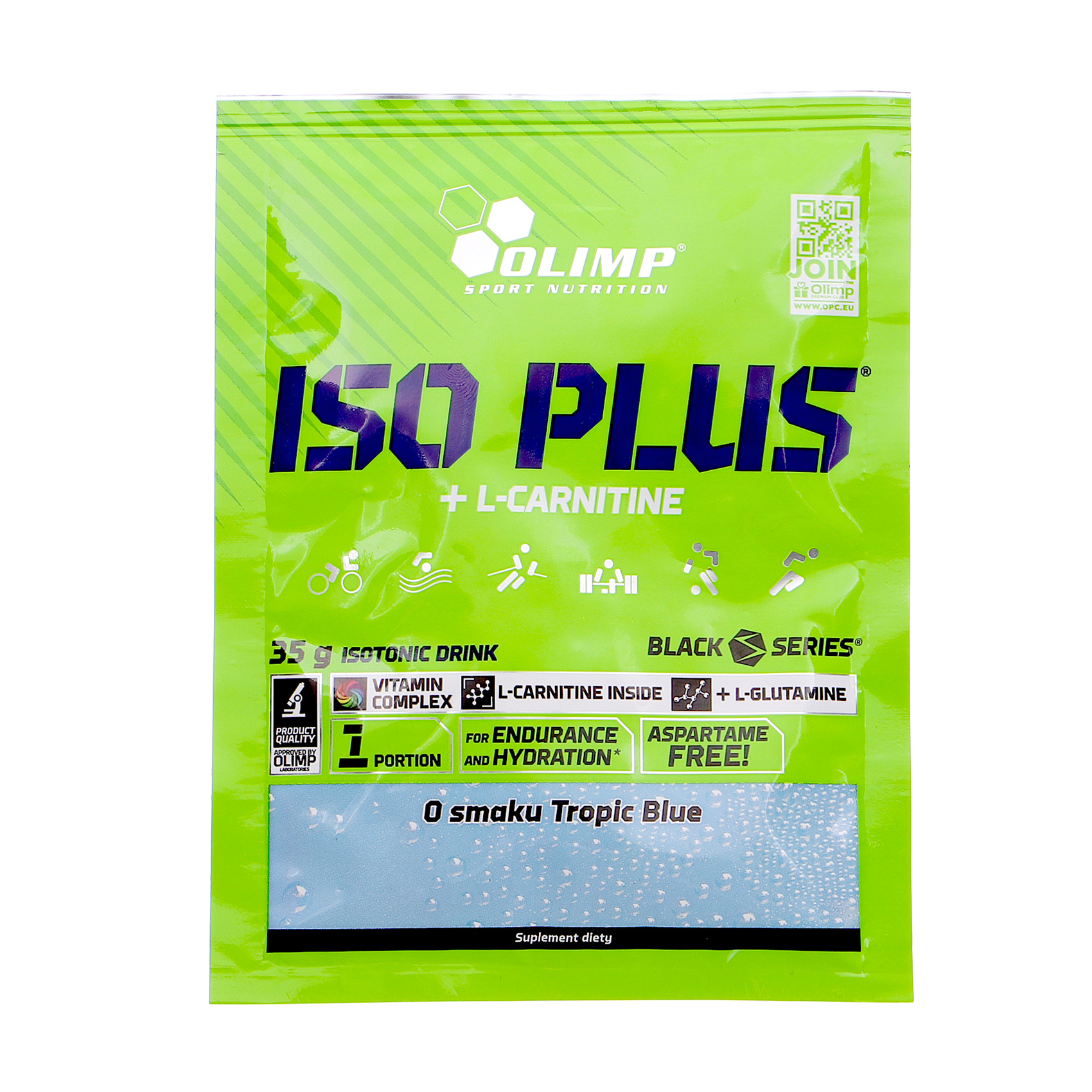 

Передтренувальний комплекс Olimp Sport Nutrition Iso Plus Powder Тропік, в порошку, 35 г